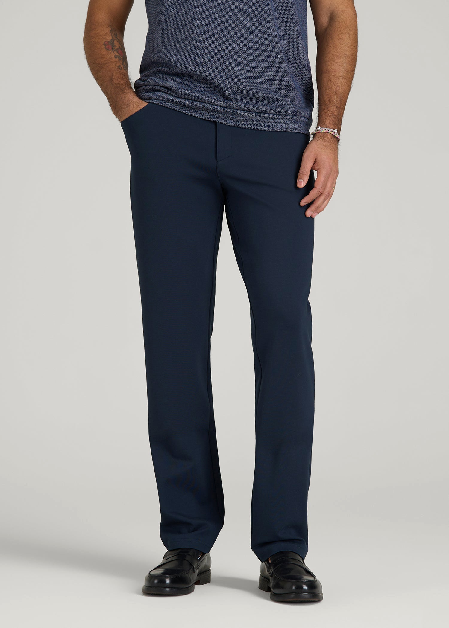Soft Flex Ponte Pants for Tall Men in Navy 34 / 36 / Navy Soft Flex Ponte Pants for Tall Men in Navy 34 / 36 / Navy