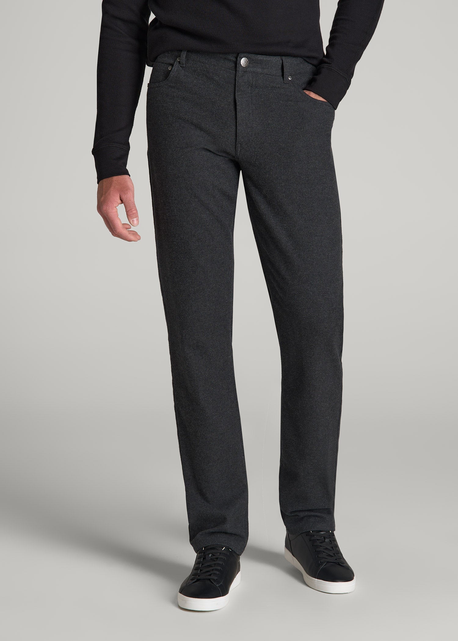 Stretch Flannel 5 Pocket Pants for Tall Men | American Tall