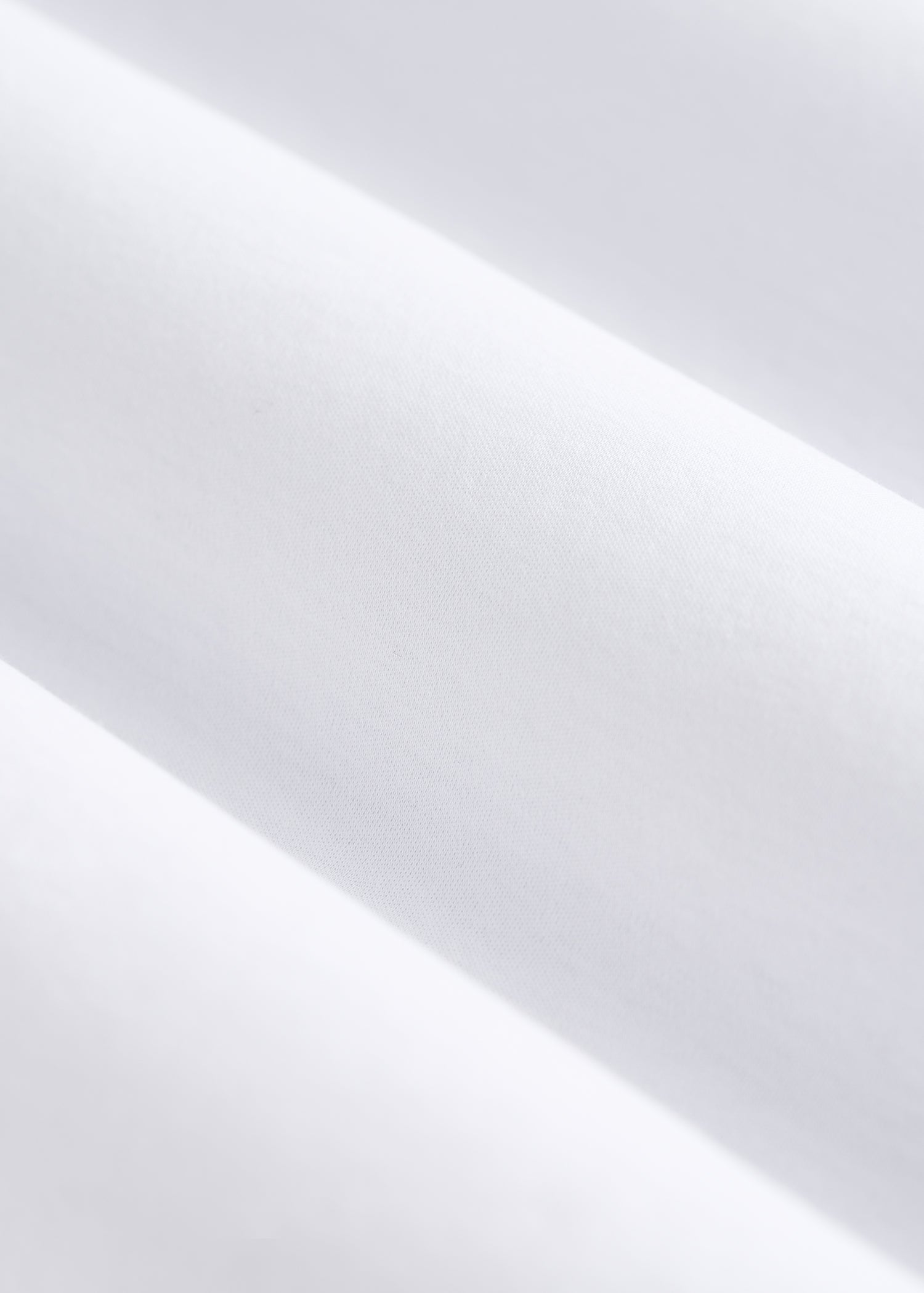 Stretch Jersey Dress Shirt for Tall Men in Optic White