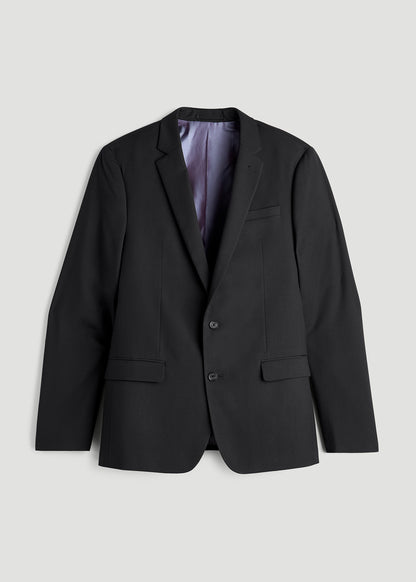 Suit Jacket for Tall Men in Black