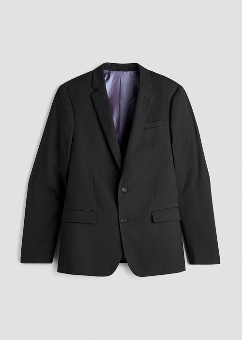 Suit Jacket for Tall Men in Black
