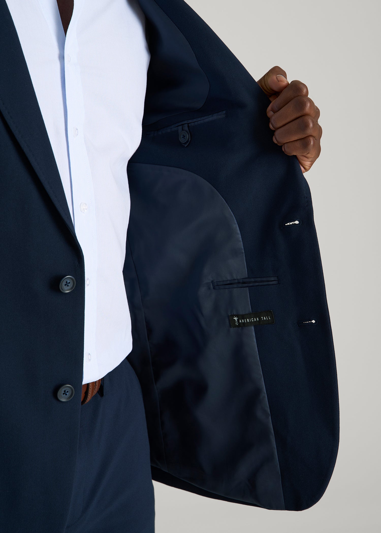 Suit Separates Jacket for Tall Men in Evening Blue