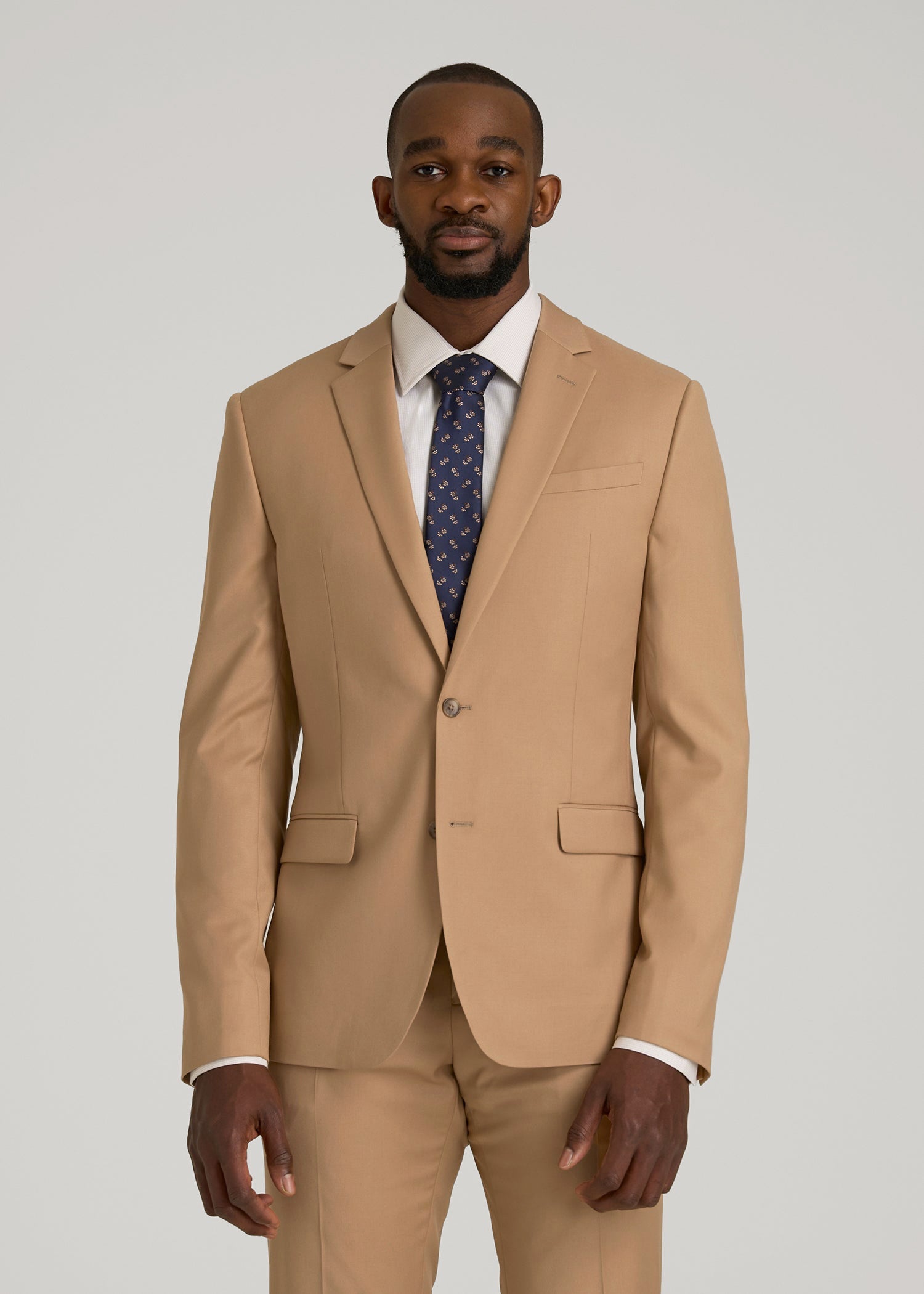 Suit Jacket for Tall Men in Tannin 42 / Extra Tall / Tannin