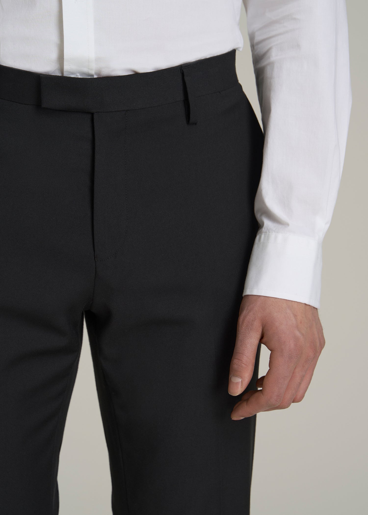 Suit Trousers for Tall Men in Black