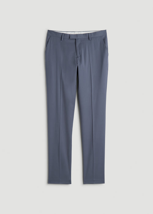 Suit Trousers for Tall Men in Blue Slate