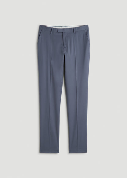 Suit Trousers for Tall Men in Blue Slate