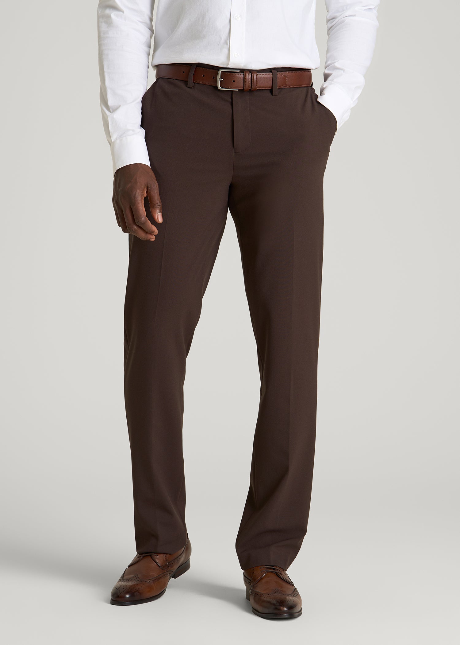 Suit Separates Pants for Tall Men in Coffee Bean 34 / 40 / Coffee Bean