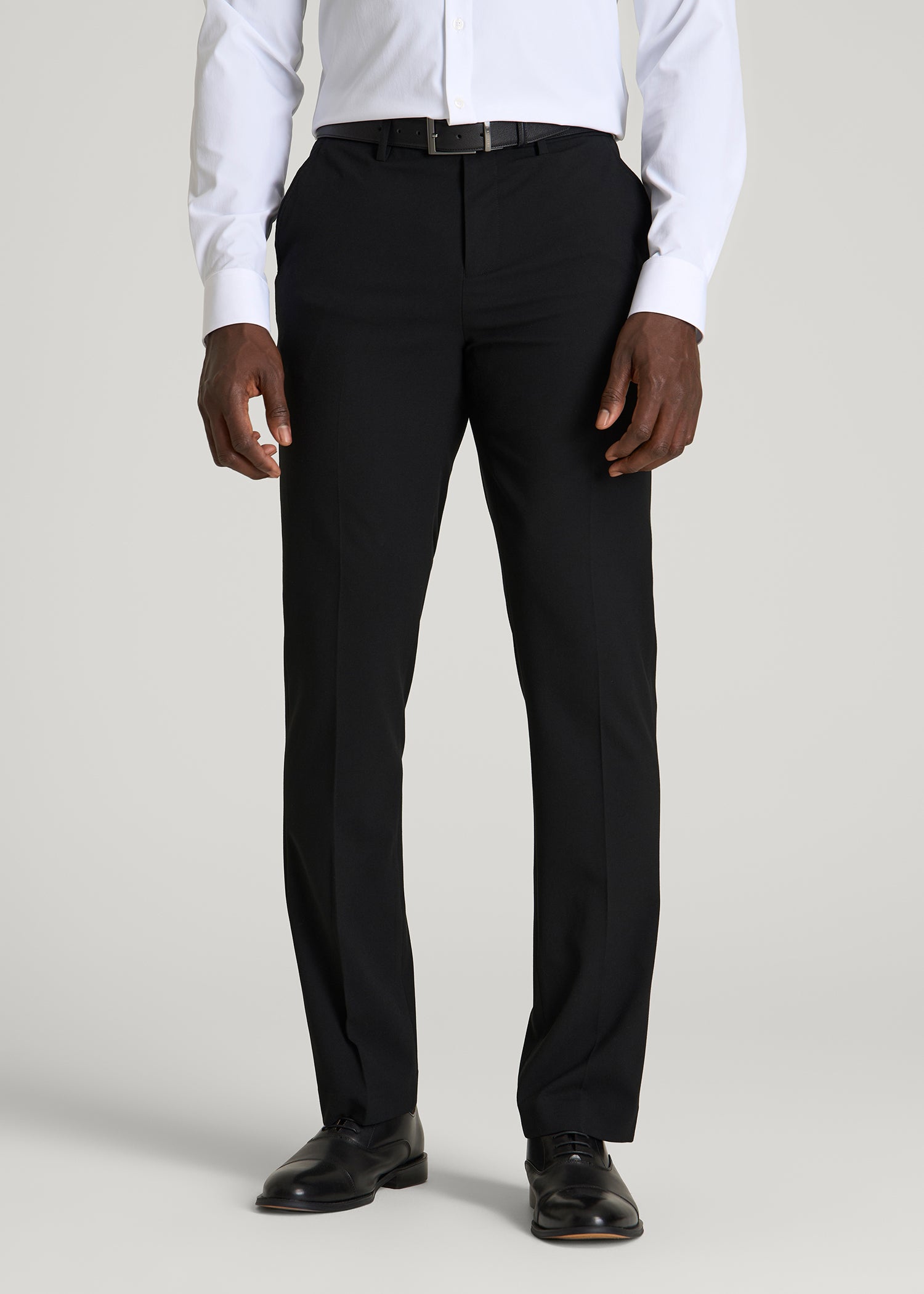 polyester dress pants Suit Separates for Tall Men in Deep Black 32 / 40 / Deep Black wicking properties popular wedding dress COLOR:Red Camilla Women's Silk Maxi