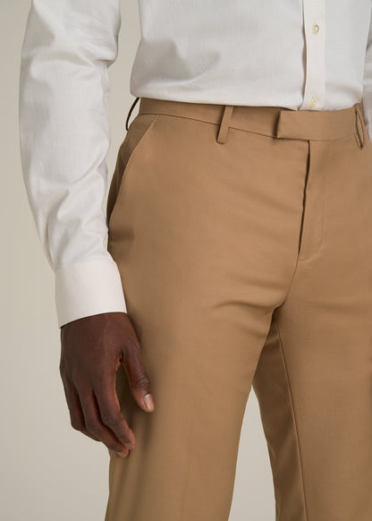 Suit Trousers for Tall Men in Tannin