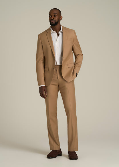 Suit Trousers for Tall Men in Tannin