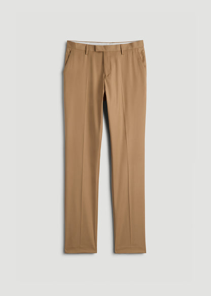 Suit Trousers for Tall Men in Tannin