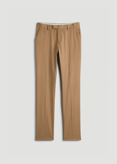 Suit Trousers for Tall Men in Tannin