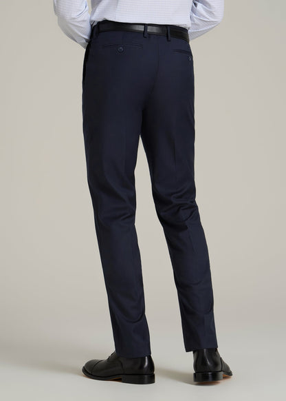 Suit Trousers for Tall Men in True Navy