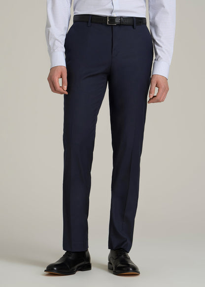 Suit Trousers for Tall Men in True Navy