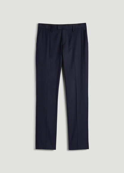 Suit Trousers for Tall Men in True Navy