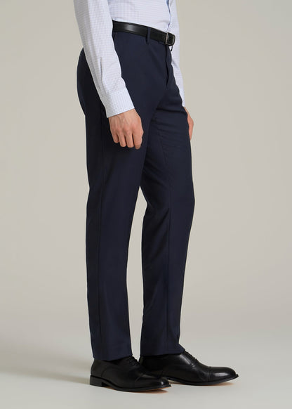 Suit Trousers for Tall Men in True Navy