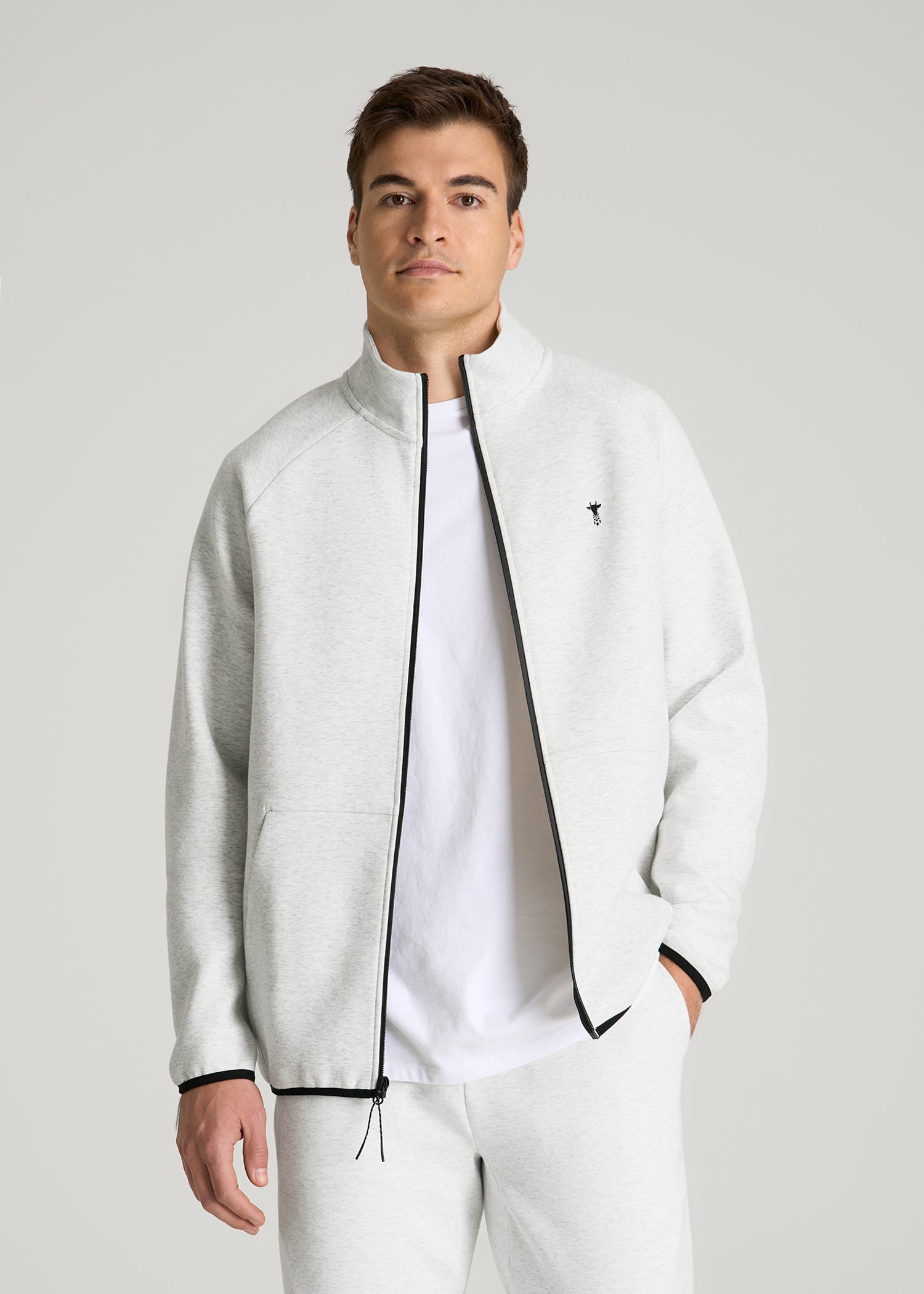 Tall Men's Fleece Jacket | Tech Motion Full-Zip | American Tall