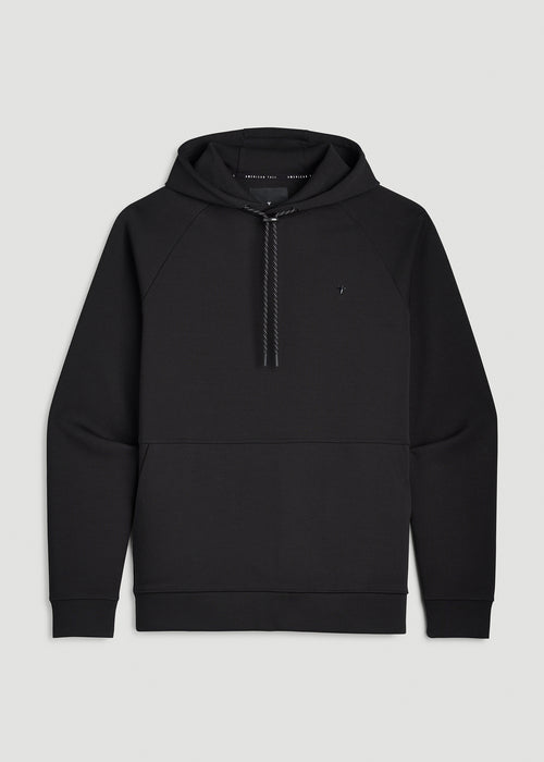 Tech Motion Hoodie for Tall Men in Black