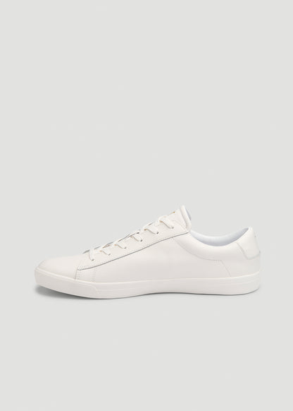 Tennis Sneaker for Tall Men in White