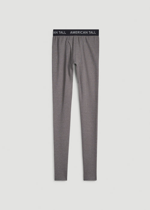 Thermal Underwear for Tall Men in Dark Ash Mix