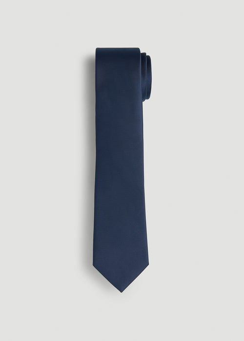 Dress Ties for Tall Men in Navy Blue