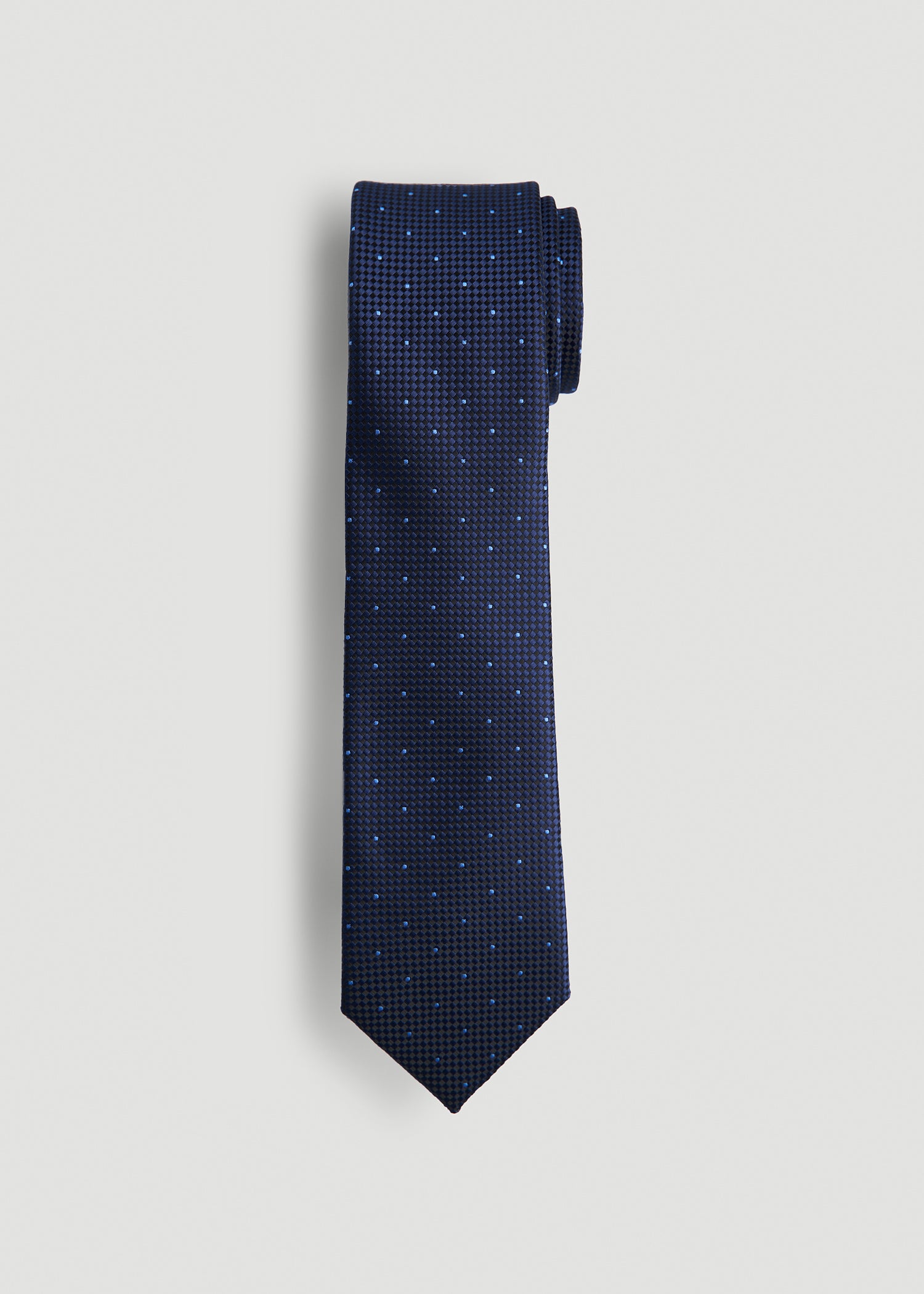 Dress Ties for Tall Men in Navy Dot T / Navy Dot Dress Ties for Tall Men in Navy Dot T / Navy Dot