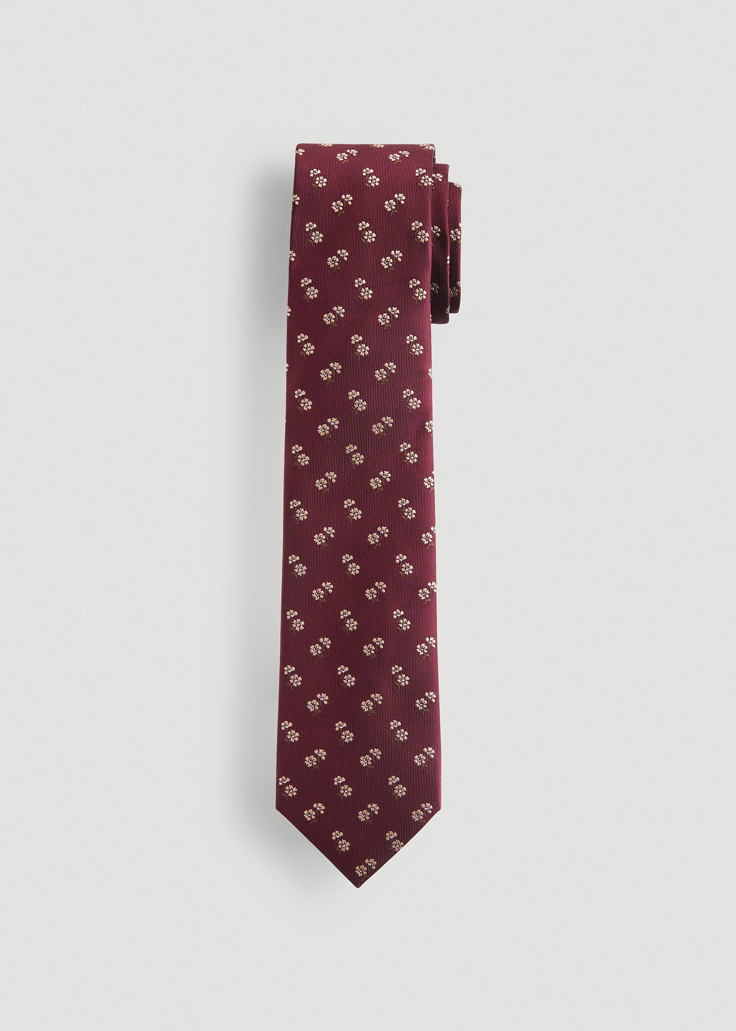Dress Ties for Tall Men in Port Royal Micro Floral