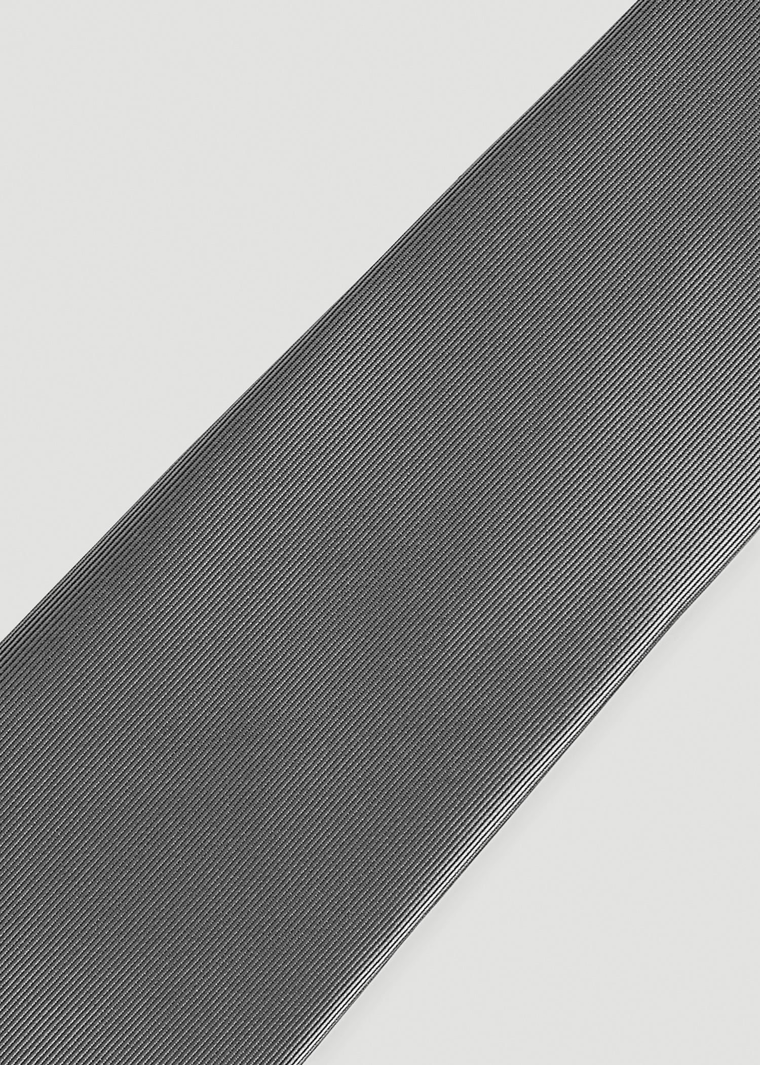 Tie for Tall Men in Stark Grey