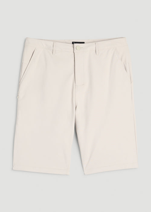 Traveler Chino Short 2.0 for Tall Men in Drywall Tan