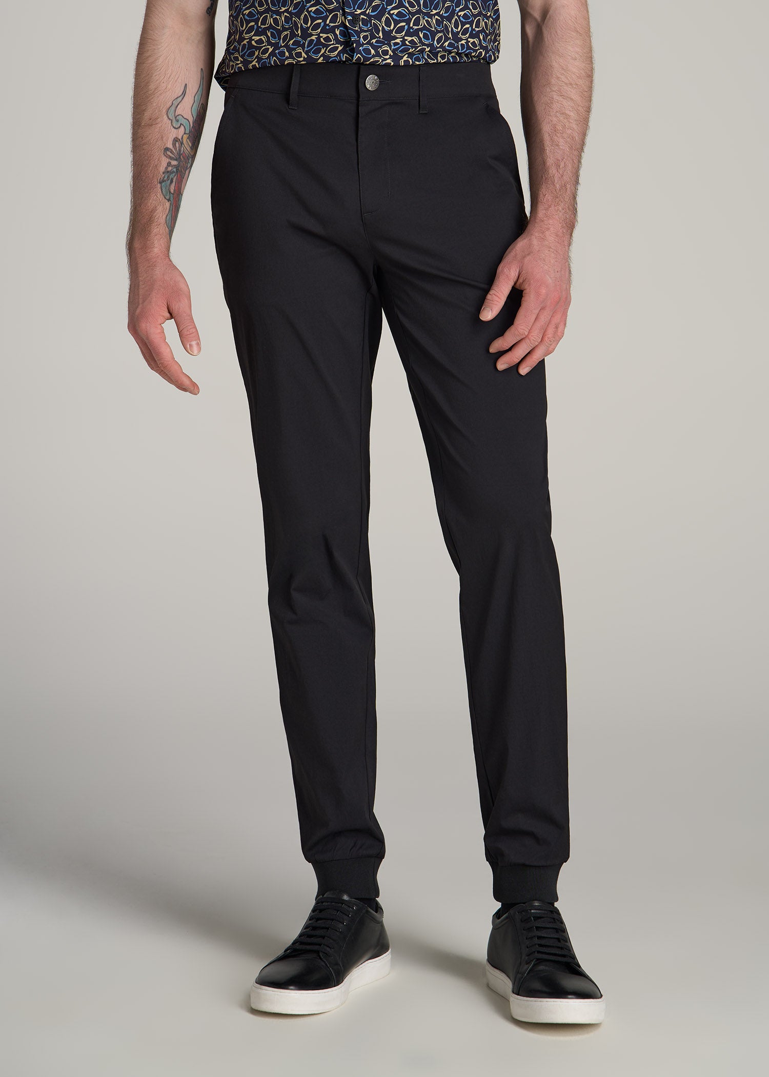 Traveler Joggers for Tall Men in Black