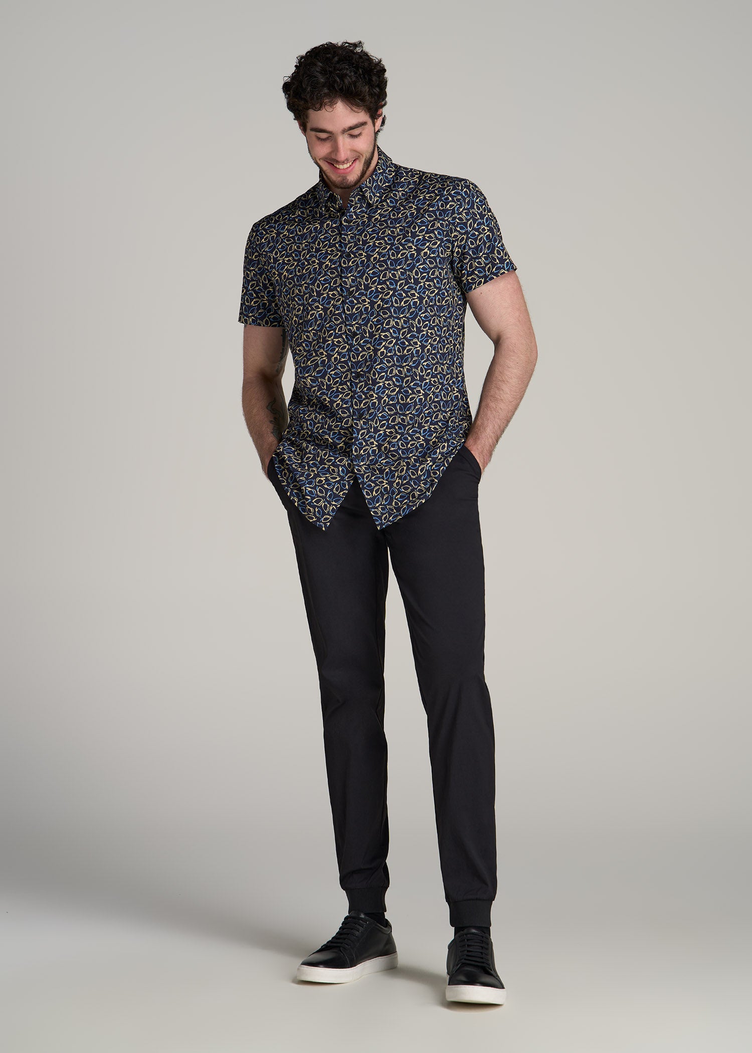 Traveler Joggers for Tall Men in Black