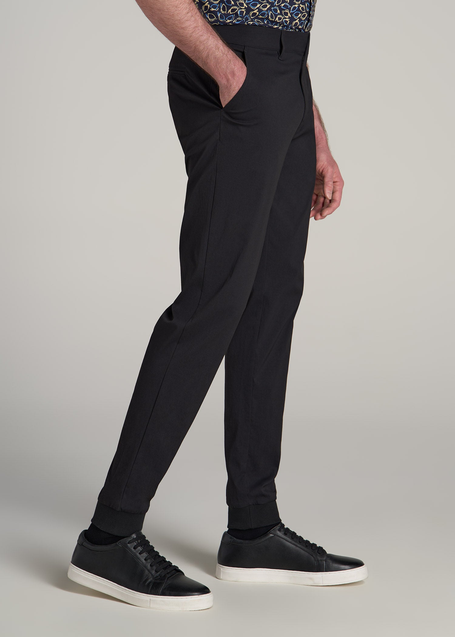 Traveler Joggers for Tall Men in Black