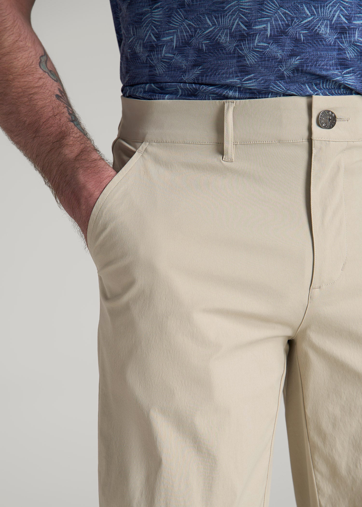 Traveler Joggers for Tall Men in Stone