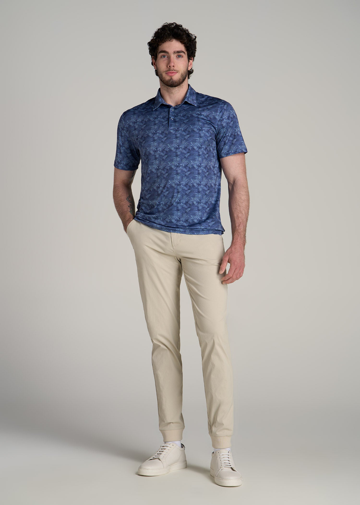 Traveler Joggers for Tall Men in Stone