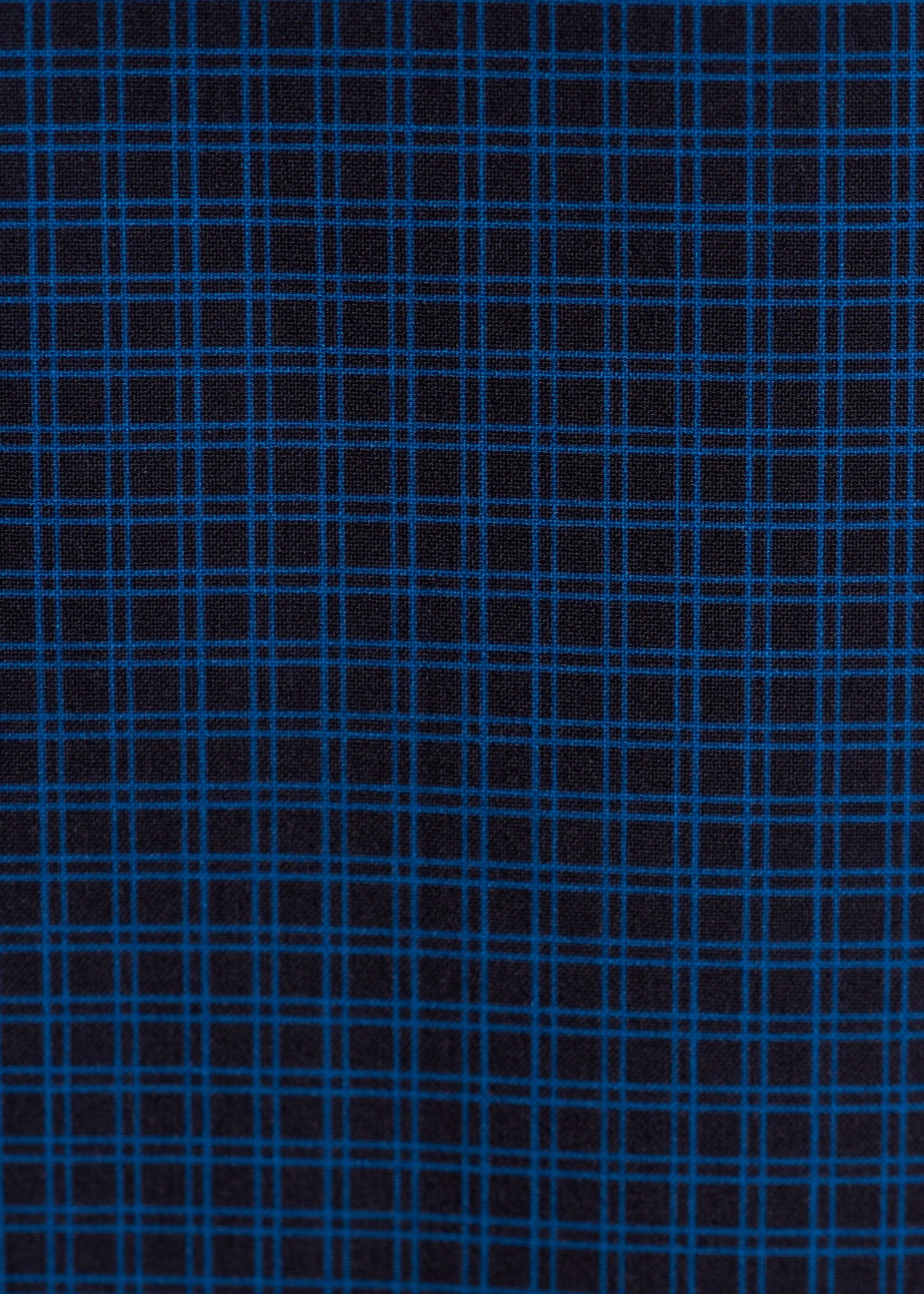 Traveler Stretch Dress Shirt for Tall Men in Black and Blue Micro Check