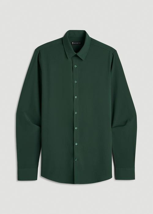 Traveler Stretch Dress Shirt for Tall Men in Boreal Forest