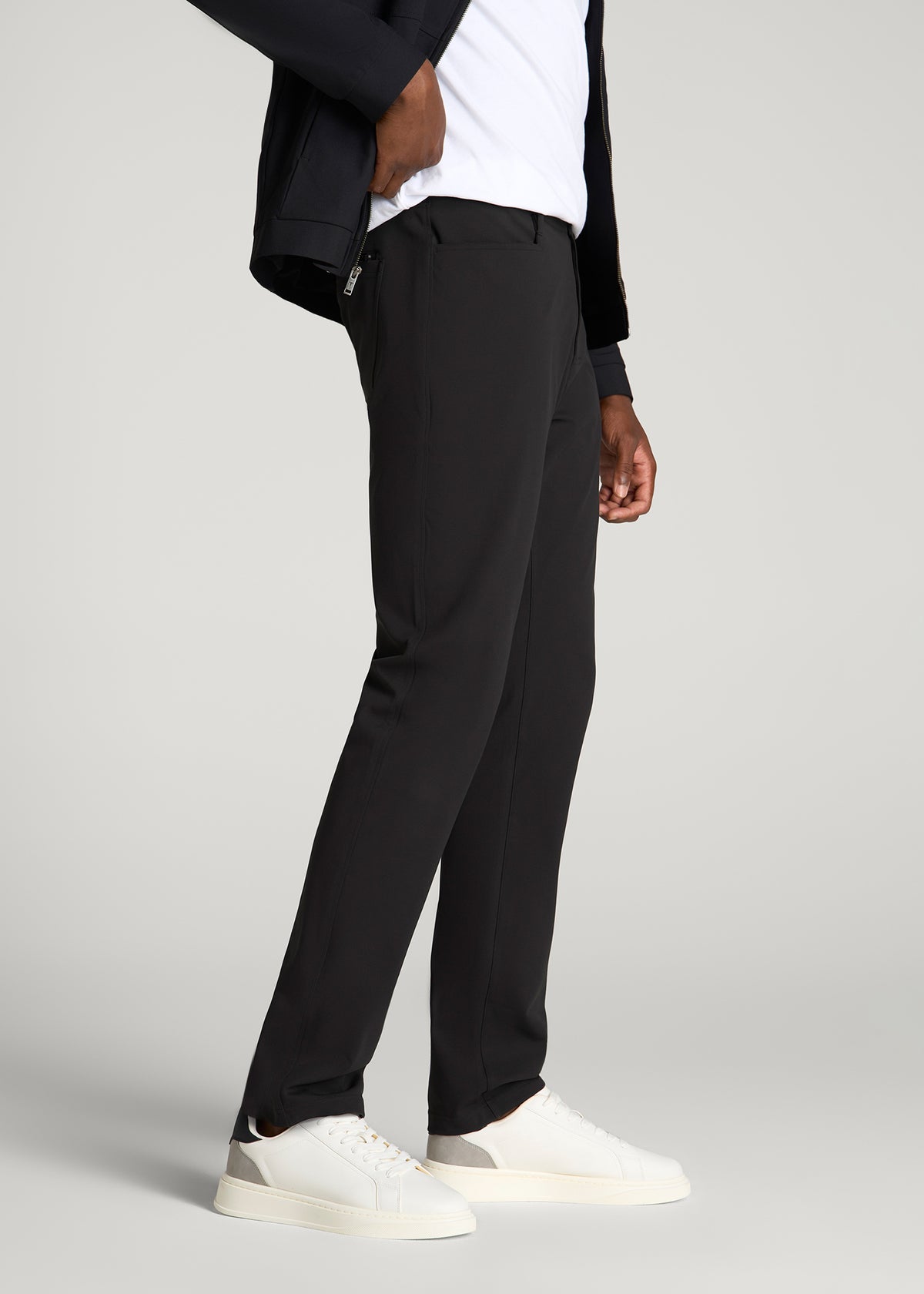 Traveler Twill Pants for Tall Men in Black