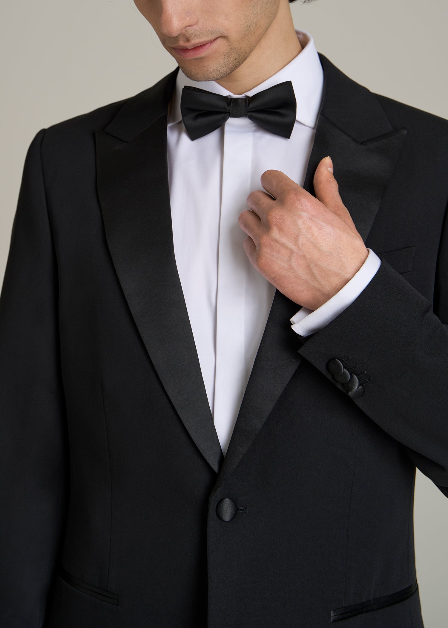 Tuxedo Jacket for Tall Men in Black