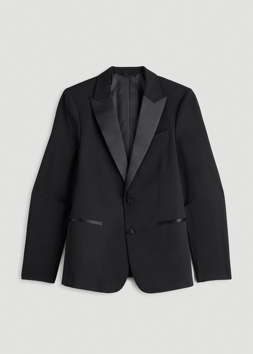 Tuxedo Jacket for Tall Men in Black