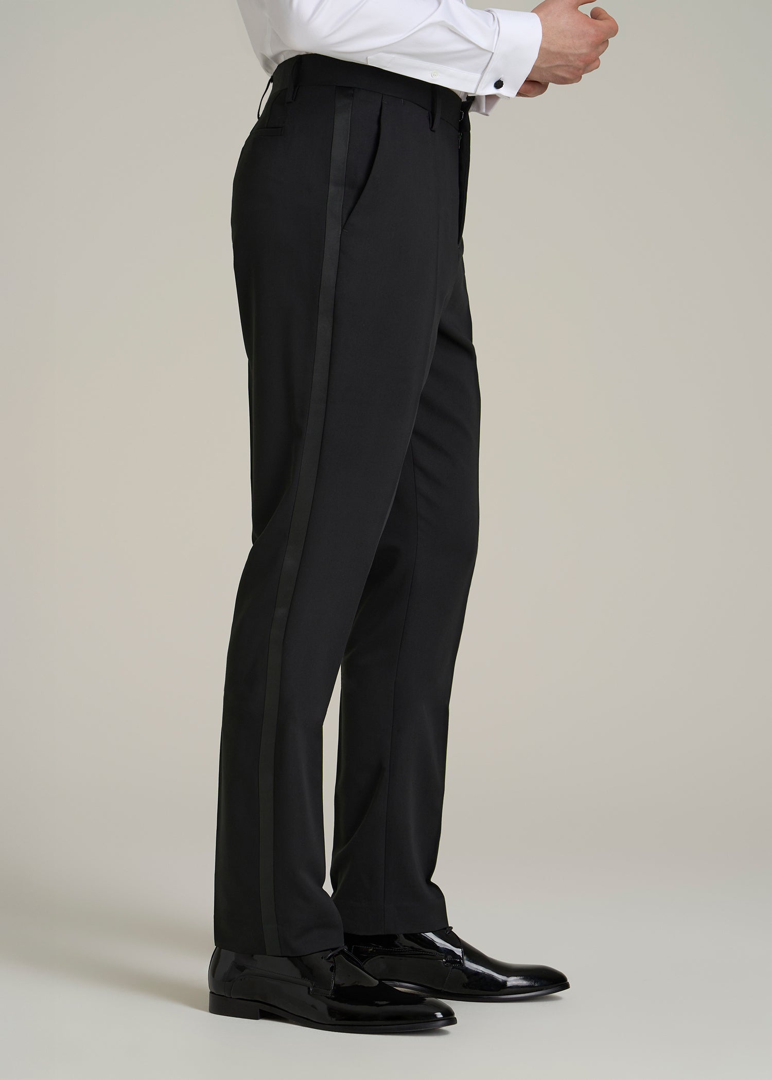 Tuxedo Pants for Tall Men in Black