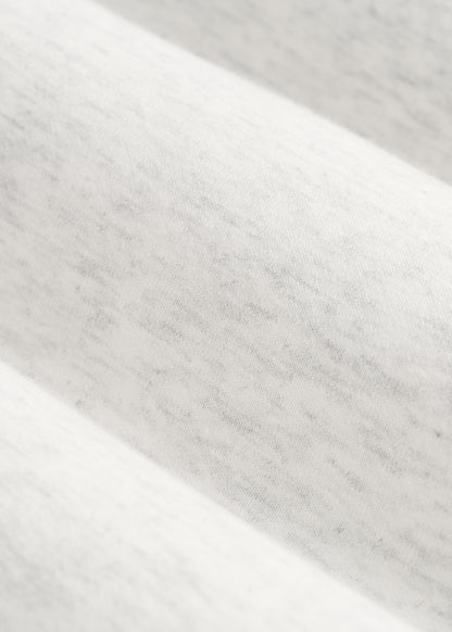 Tech Motion Fleece Hooded Popover for Tall Men in Heather Frost