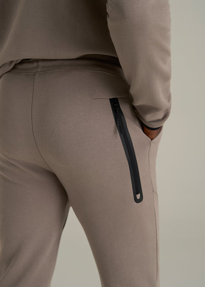 Tall Men's Tech Motion Fleece Joggers in Portobello
