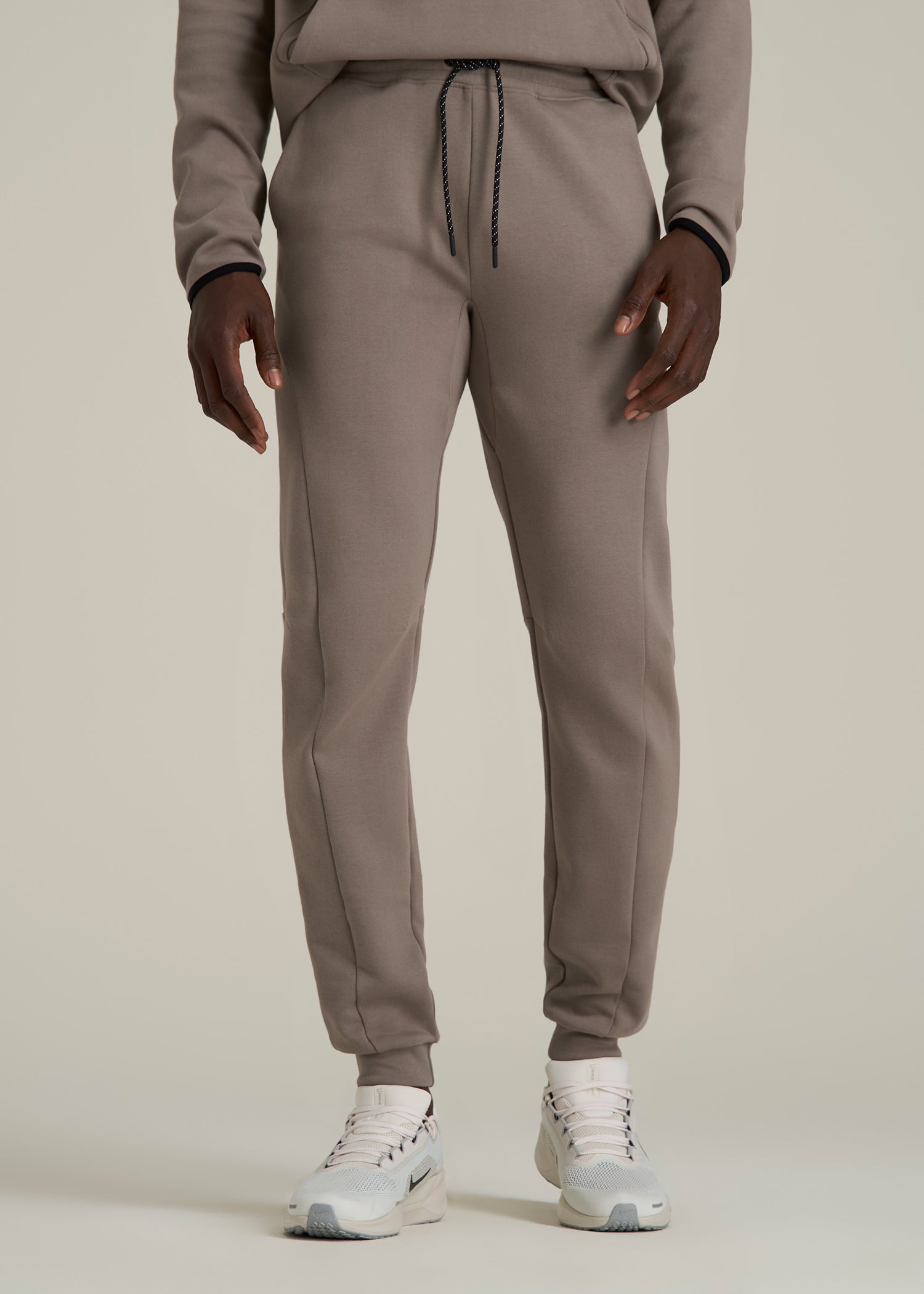 Tall Men's Tech Motion Fleece Joggers in Portobello