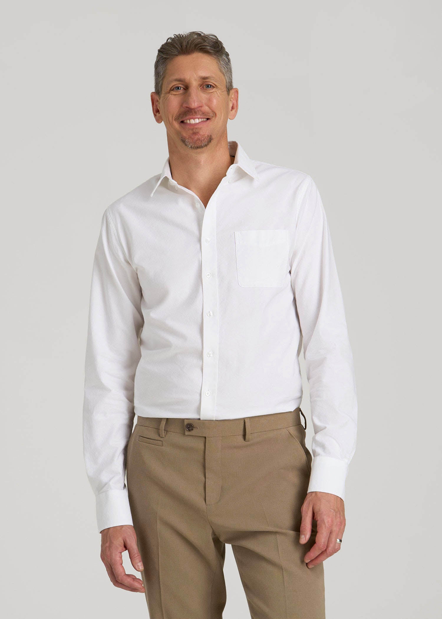 oxford dress shirt 8xl Standard Stretch Oxford 3-Pack