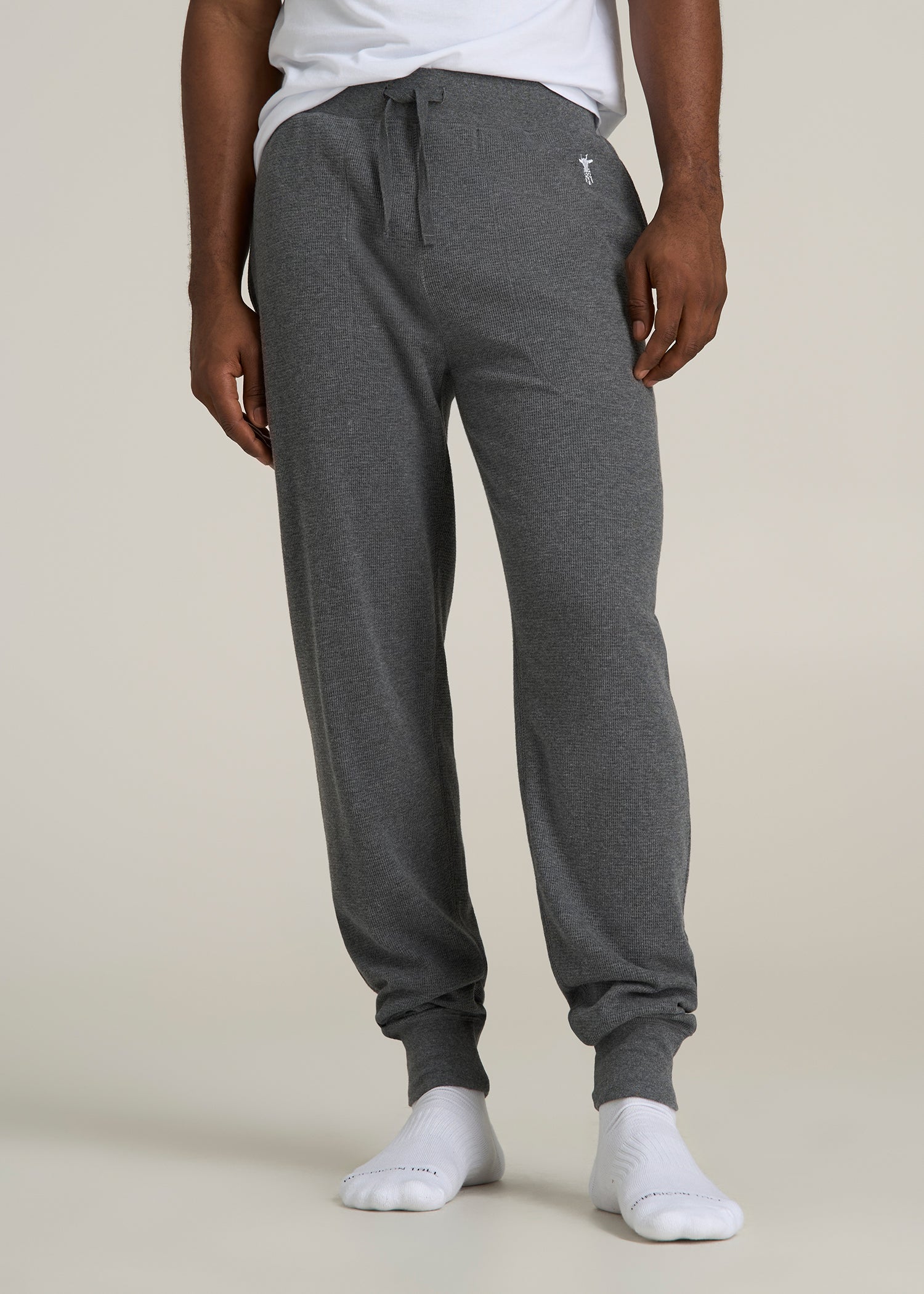 Waffle-Knit Lounge Jogger for Tall Men American Tall