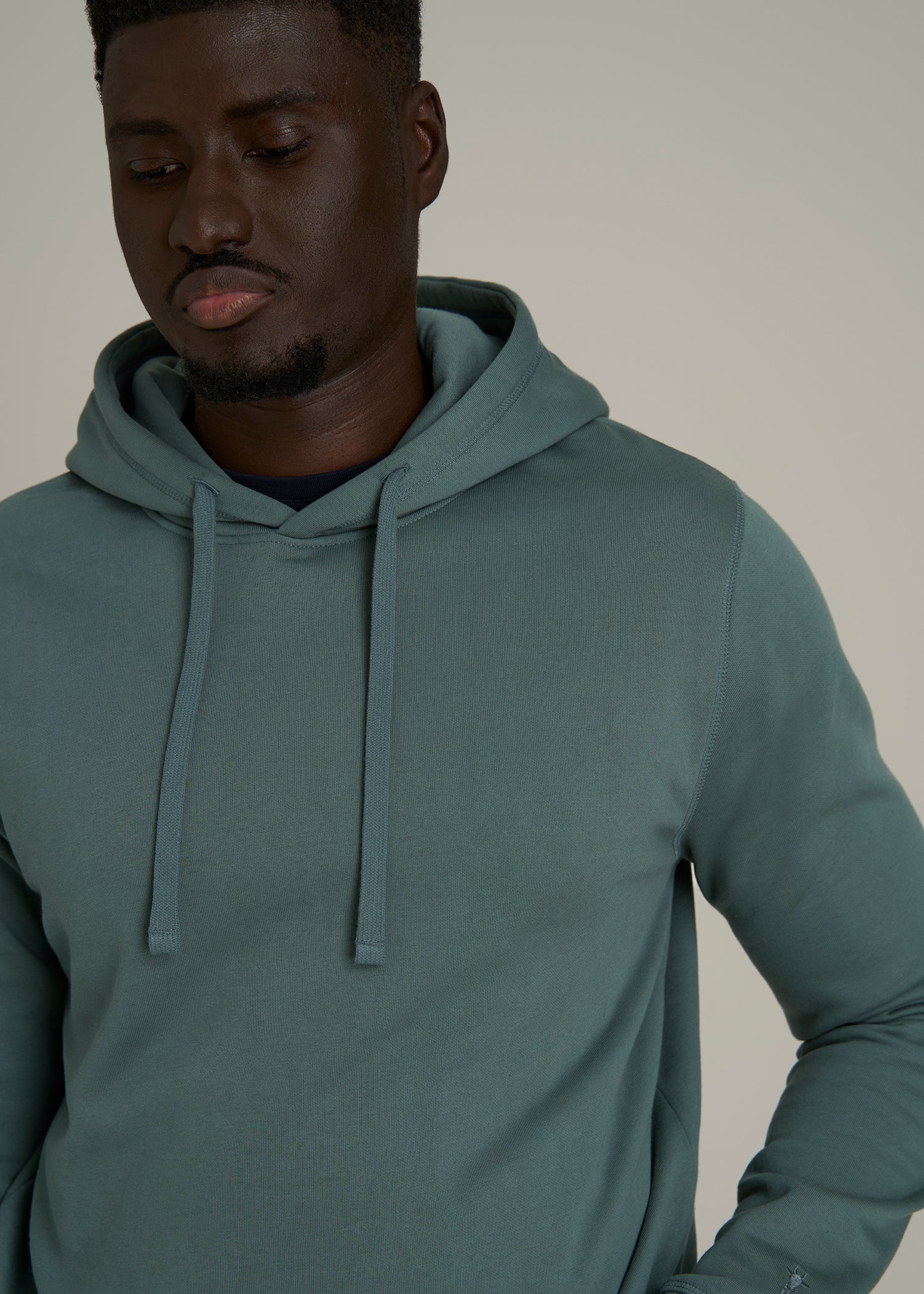 Wearever 2.0 Fleece Hoodie for Tall Men in Balsam Green