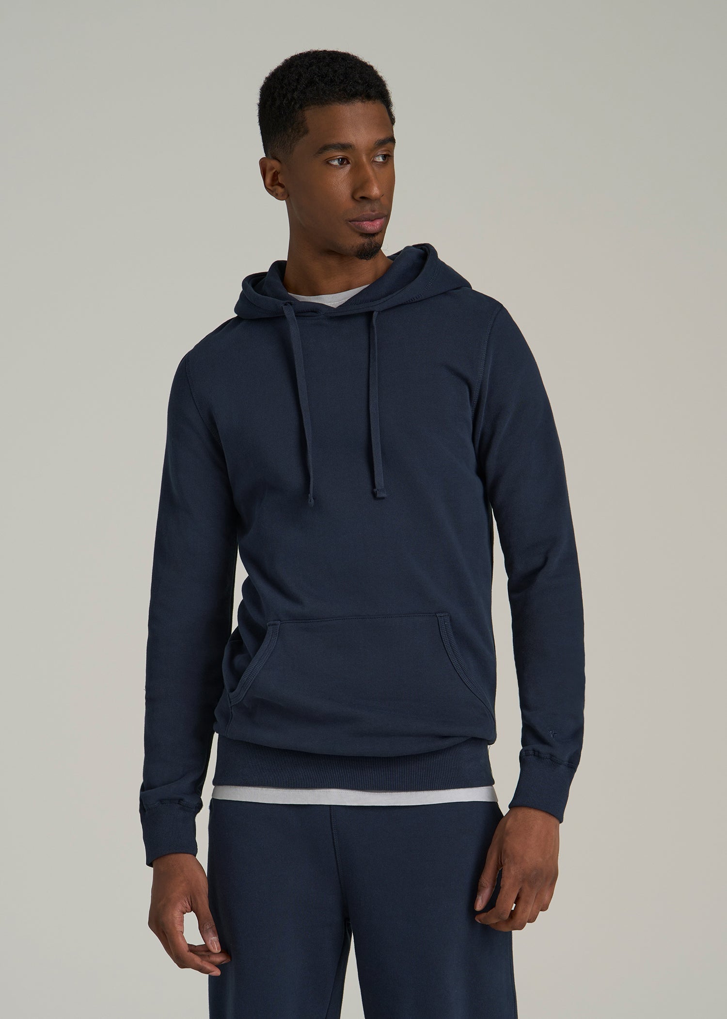 Wearever 2.0 Fleece Hoodie for Tall Men in Evening Blue