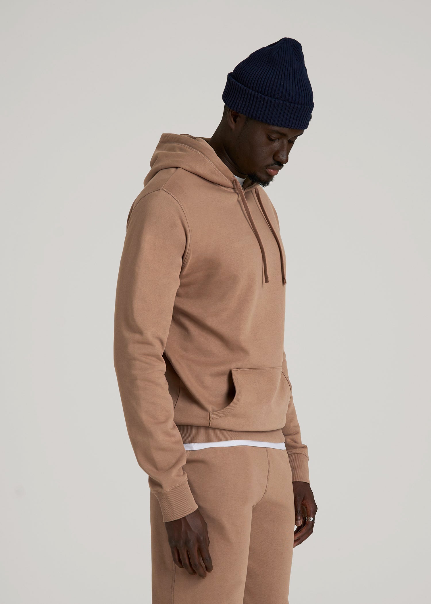 Wearever 2.0 Fleece Hoodie for Tall Men in Woodsmoke