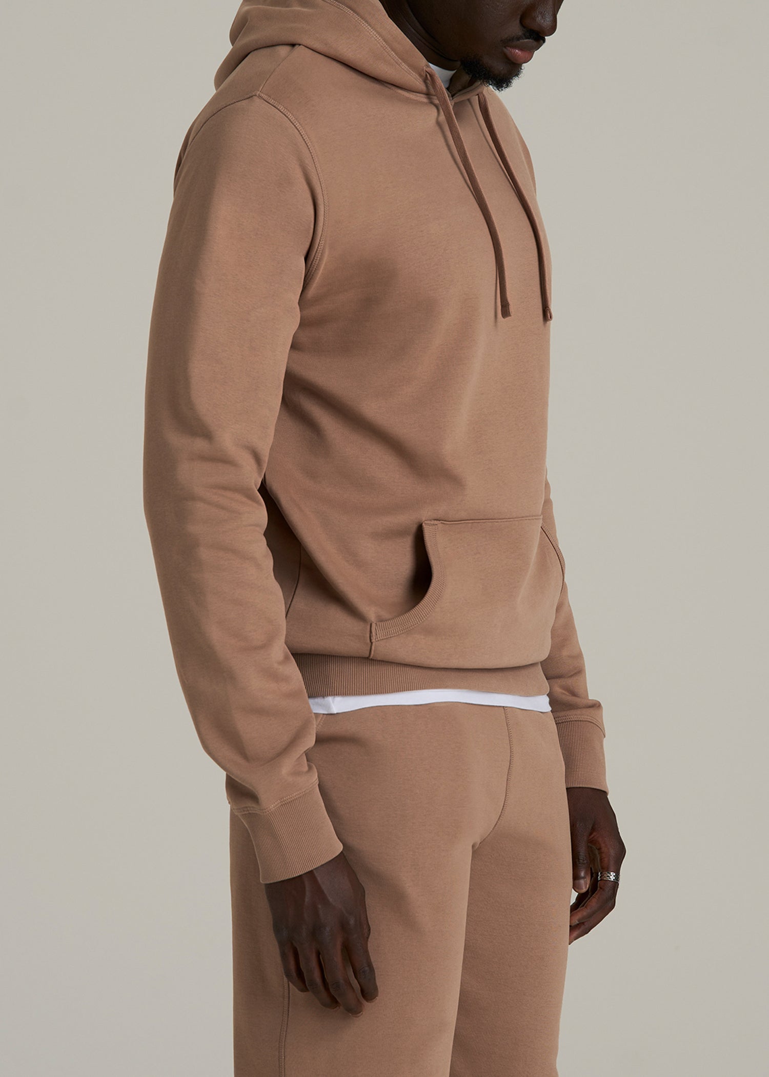 Wearever 2.0 Fleece Hoodie for Tall Men in Woodsmoke