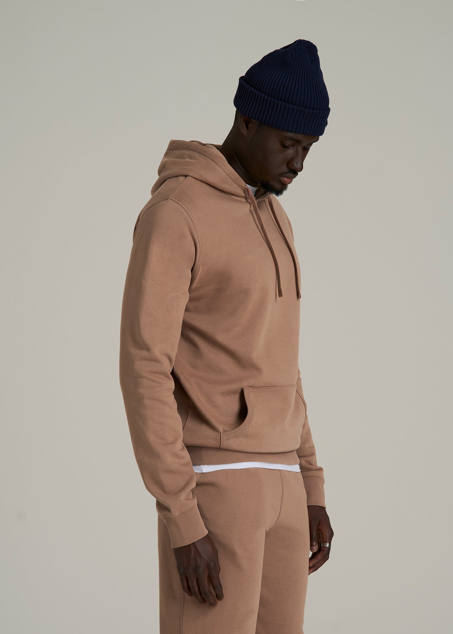 Wearever 2.0 Fleece Hoodie for Tall Men in Woodsmoke